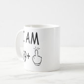 Mug 60e anniversaire, Anniversaire drôle (Devant gauche)