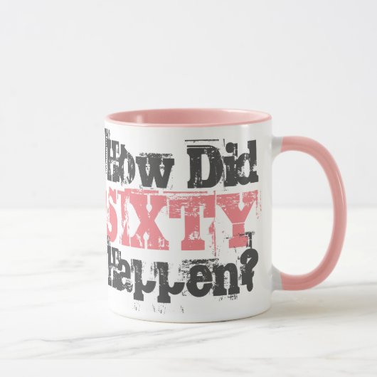 Mug 60e anniversaire - Comment Soixante-dix s'est-il p (Droite)