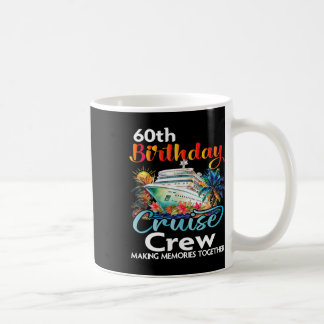 Mug 60e anniversaire de croisière Crew Friends Famille