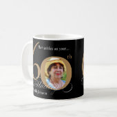 Mug 60e anniversaire de la typographie photo personnal (Devant gauche)