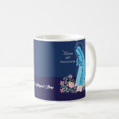 Mug 60e anniversaire de la vie religieuse Nun Fleur ro (Devant droit)