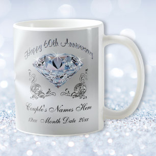 Mug 60e anniversaire de Mariage Cadeaux pour grands-pa