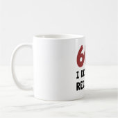 Mug 60e anniversaire Gag cadeau (Gauche)