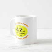 Mug 60e anniversaire Gag cadeau (Devant gauche)