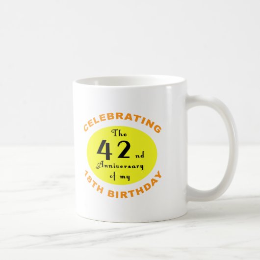 Mug 60e anniversaire Gag cadeau (Droite)