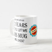 Mug 60e anniversaire Joueur d'amour de 60 ans personna (Devant gauche)