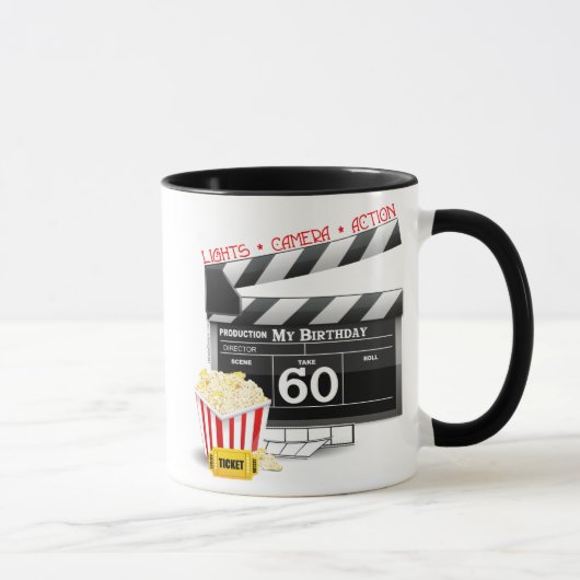 Mug 60e anniversaire Movie Thème (Droite)