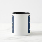Mug 60e anniversaire Né 1963 Retro Legend Blue Gold (Centre)