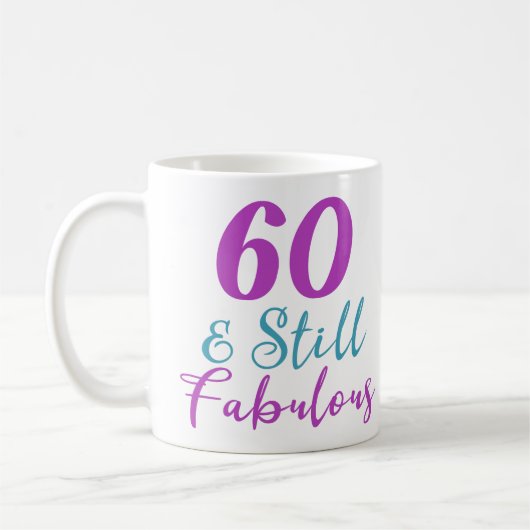 Mug 60e anniversaire Toujours fabuleux (Gauche)
