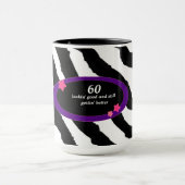 Mug 60e anniversaire Zebra Fur Imprimer (Centre)