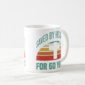 Mug 60e cadeau d'anniversaire pour les chrétiens (Devant droit)
