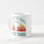 Mug 60e cadeau d'anniversaire pour les chrétiens (Devant gauche)