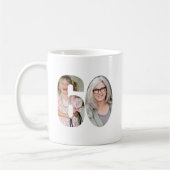 Mug 60th Birthday Custom Two Photo  (Gauche)