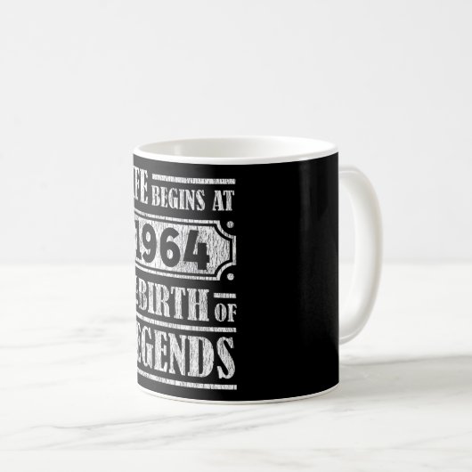 Mug 61 Ans 1964 Naissance De La Légende 61E Anniversai (Devant droit)