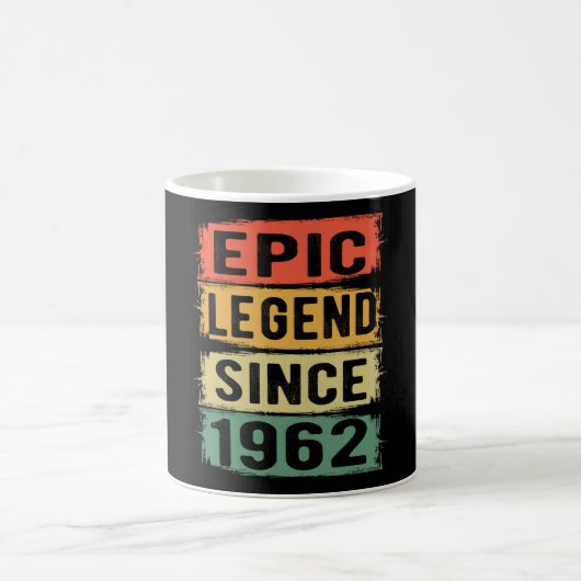 Mug 63 ans Anniversaire 1962 Epic Legend 63e anniversa (Centre)