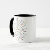 Mug 63 Carte des parcs nationaux Cadeaux US Park Campi (Devant gauche)