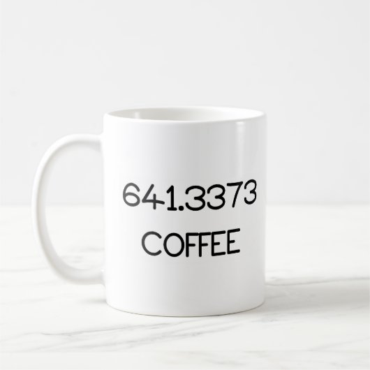 Mug 641.3373 Café (Gauche)