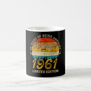 Mug 64 Ans 1961 Retro Awesome 64e anniversaire Cadeau
