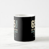 Mug 65 ans d'être génial - 65e anniversaire (Centre)
