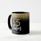 Mug 65 et fabuleux anniversaire de parties scintillant (Devant gauche)