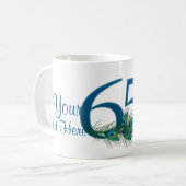 Mug # 65 - soixante-cinquième anniversaire de mariage (Devant gauche)