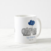 Mug 65e anniversaire du mariage Sapphire cadeau d'élép (Devant droit)