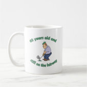 Mug 65e anniversaire Gag cadeau Golfer (Gauche)