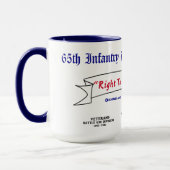 Mug 65e Division d'infanterie Association de café-mug (Gauche)