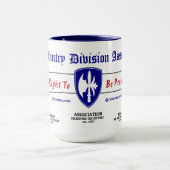 Mug 65e Division d'infanterie Association de café-mug (Centre)