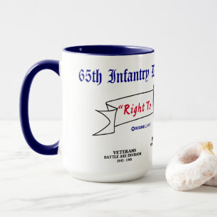 Mug 65e Division d'infanterie Association de café-mug