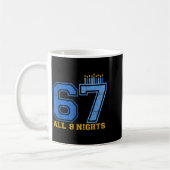 Mug 67 All 8 Nights Hanukkah Jewish Chanukah Six Seven (Gauche)