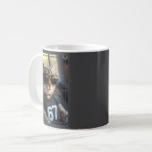 Mug 67 And Still Cool Funny Birthday Meme Cat  (Devant gauche)