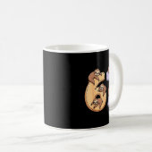 Mug 67 Animals Funny 67 Brainrot Youth Kids Sloth 67 (Devant droit)