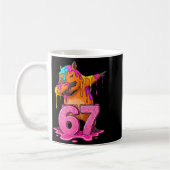 Mug 67 Animaux Drôle 67 Brainrot Jeunesse Enfants Capy (Gauche)