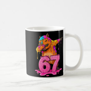Mug 67 Animaux Drôle 67 Brainrot Jeunesse Enfants Capy