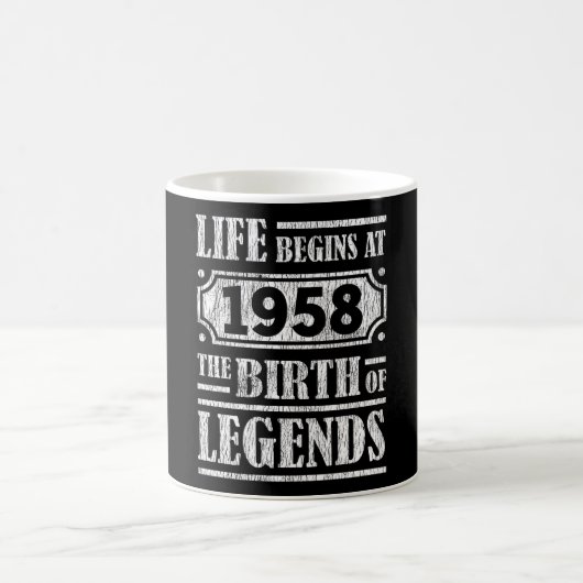 Mug 67 Ans 1958 Naissance De La Légende 67E Anniversai (Centre)