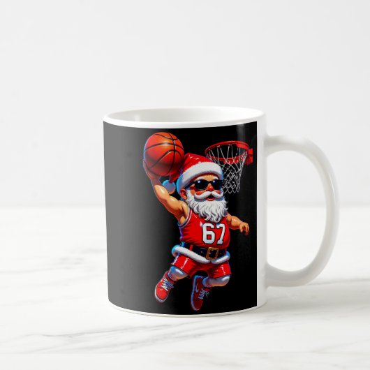 Mug 67 Basketball Santa Six Seven Meme Christmas Srt M (Droite)