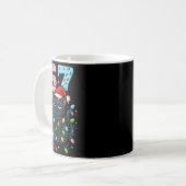 Mug 67 Black Cat Christmas Ice Cream Drip Santa Hat Si (Devant gauche)