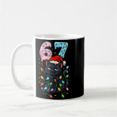 Mug 67 Black Cat Christmas Ice Cream Drip Santa Hat Si (Gauche)