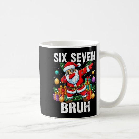 Mug 67 Bruh Christmas Cool Dabbing Santa Six Seven Mem (Droite)
