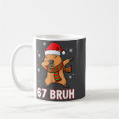Mug 67 Bruh Six Seven Meme Capybara Christmas Kids Boy (Gauche)