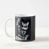 Mug 67 Cat Wearing Sungles Gen Alpha Smoking Cat  (Gauche)