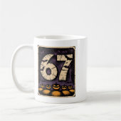 Mug 67 Chemise Mème _ Six Sept Drôle Halloween Design (Gauche)