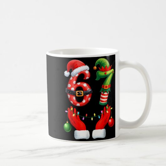 Mug 67 Christmas 6 7 Meme Pajamas Holiday Gen Alpha Sl (Droite)