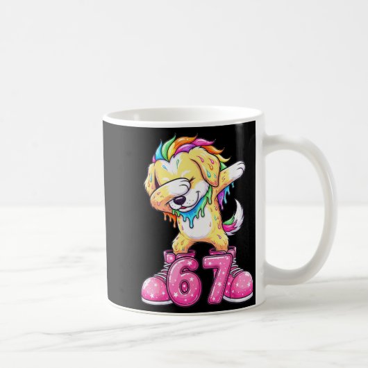 Mug 67 Christmas Funny 67 Brainrot Youth Kids Dog 67  (Droite)