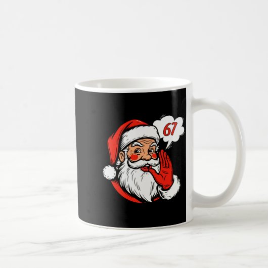 Mug 67 Christmas Funny Six Seven Meme Brainrot Santa C (Droite)