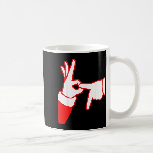Mug 67 Christmas Hands Signals Santa Claus 6 7 Hand Ge (Droite)
