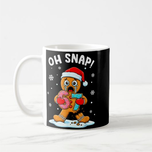 Mug 67 Christmas Oh Snap Gingerbreadman 6 7 Funny Meme (Gauche)