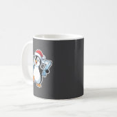 Mug 67 Christmas Penguin Santa Hat Birthday Holiday (Devant gauche)