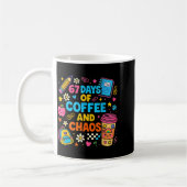 Mug 67 Days Of Coffee And Chaos Funny Quote (Gauche)